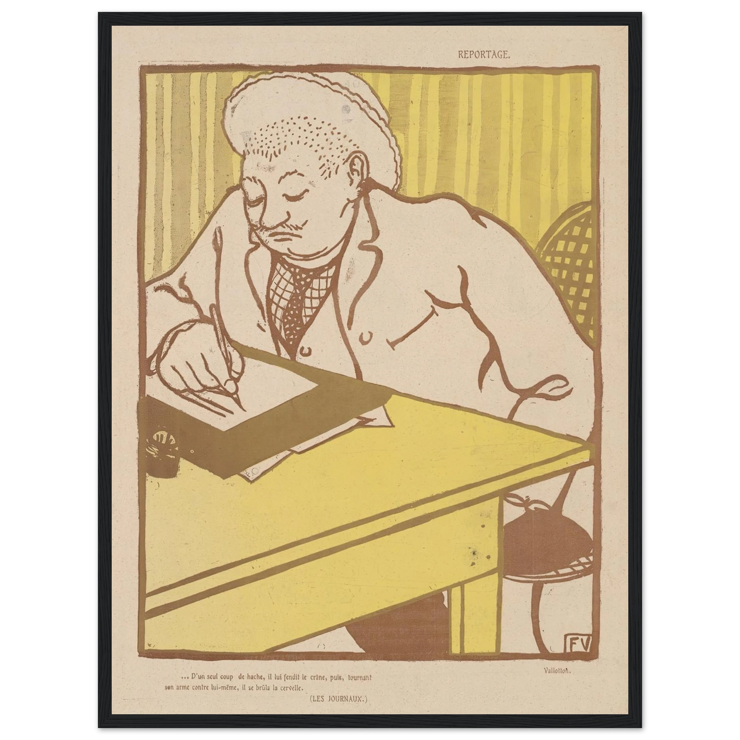3 octobre 1903 Art Print | Felix Vallotton-Quipham Collections