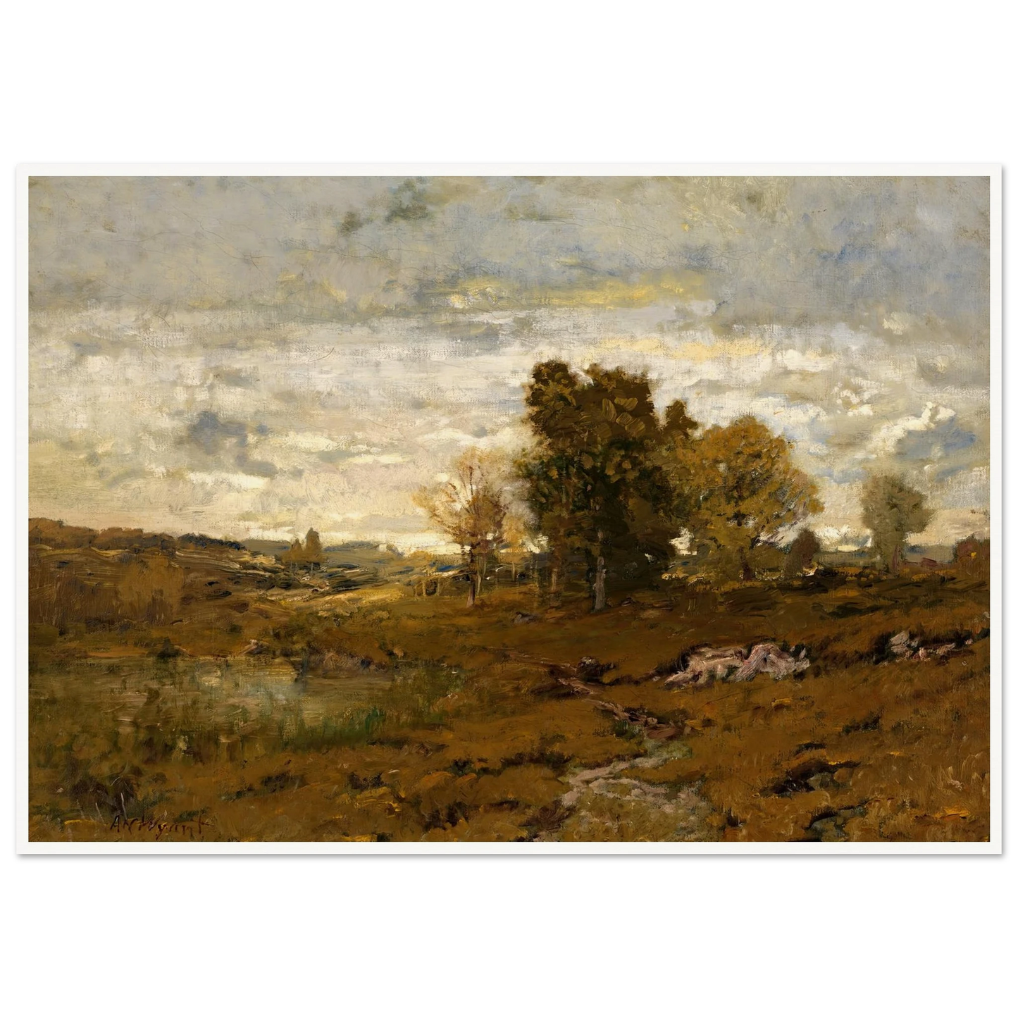 Autumn At Arkville Art Print | Alexander Helwig Wyant-Quipham Collections