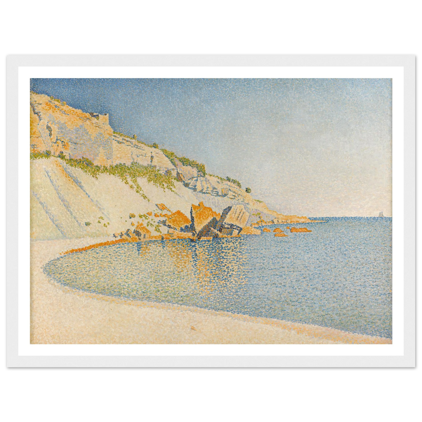 Cassis, Cap Lombard, Opus 196 Art Print | Paul Signac-Quipham Collections