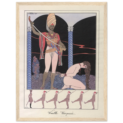Vieille Turquie (L’exécution) (1915) Art Print | George Barbier-Quipham Collections