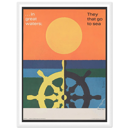 In great water; … Psalms 107_23 (1963) Art Print | Joseph Binder-Quipham Collections