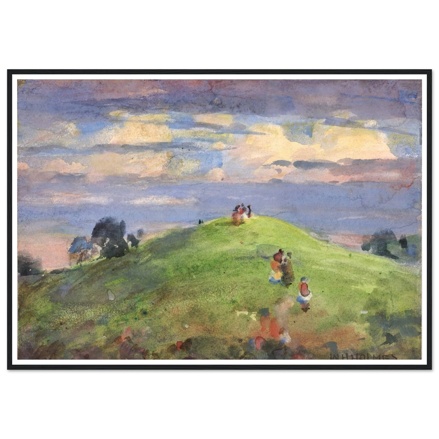 On The Sunset Hill, 1926 (1926) Art Print | William Henry Holmes-Quipham Collections