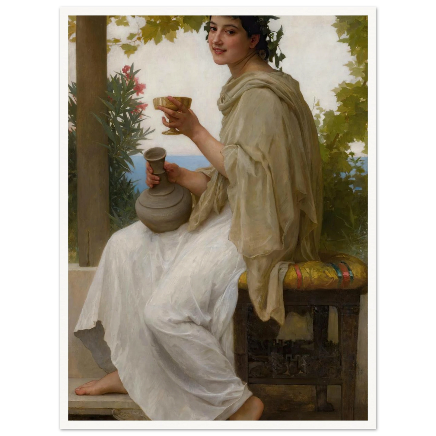 Bacchante (1894) Art Print | William Bouguereau-Quipham Collections