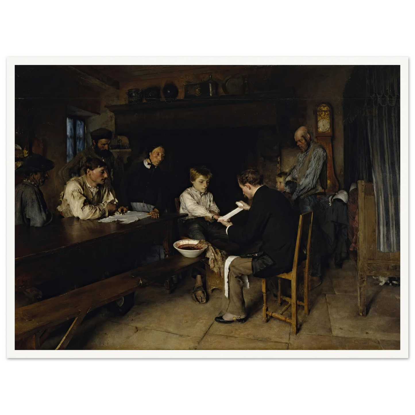 An Accident (1879) Art Print | Pascal Adolphe Jean Dagnan Bouveret-Quipham Collections