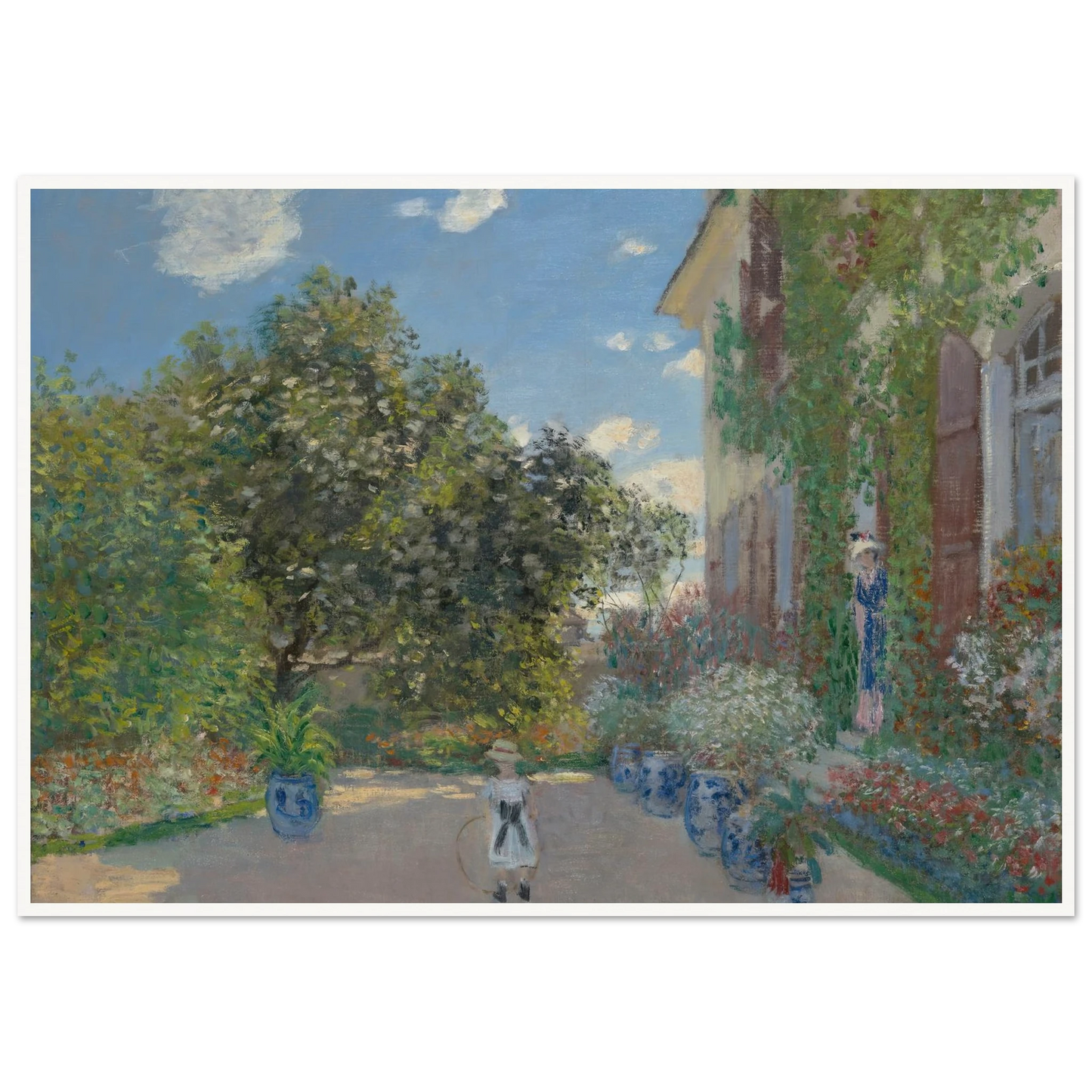 The Artist’s House at Argenteuil (1873) Art Print | Claude Monet-Quipham Collections