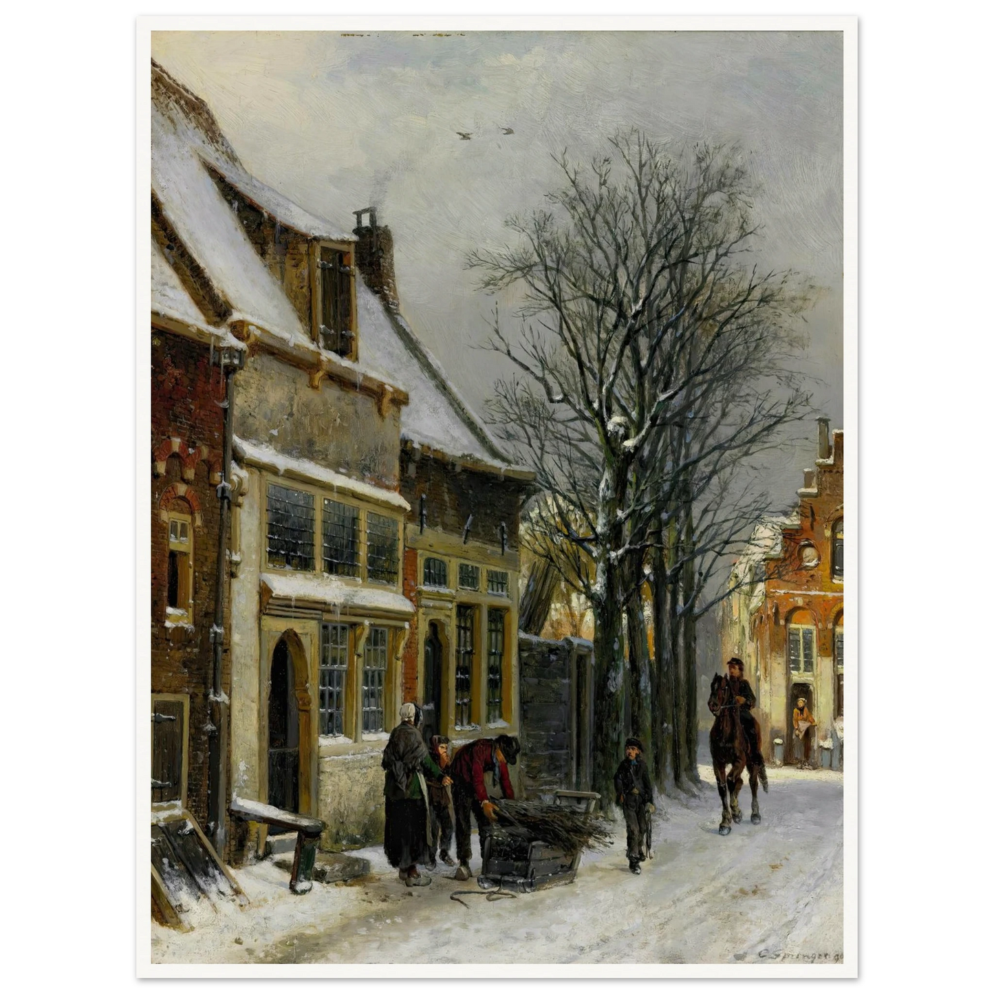A View Of Haarlem (1890) Art Print | Cornelis Springer-Quipham Collections