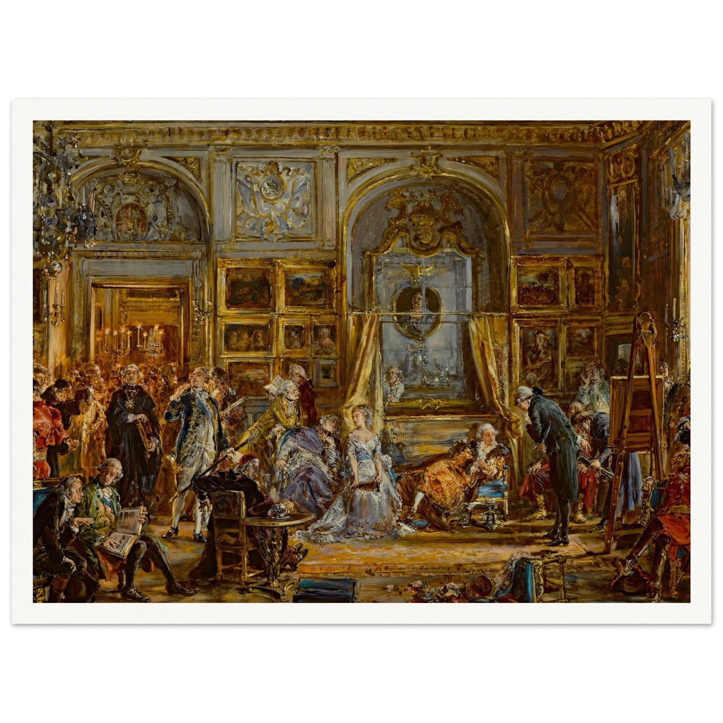 Constitution of the 3 May. Four-Year Seym. Commission of Education. Partition 1795 AD, from the series “History of Civilization in Poland” (1888) Art Print | Jan Matejko-Quipham Collections