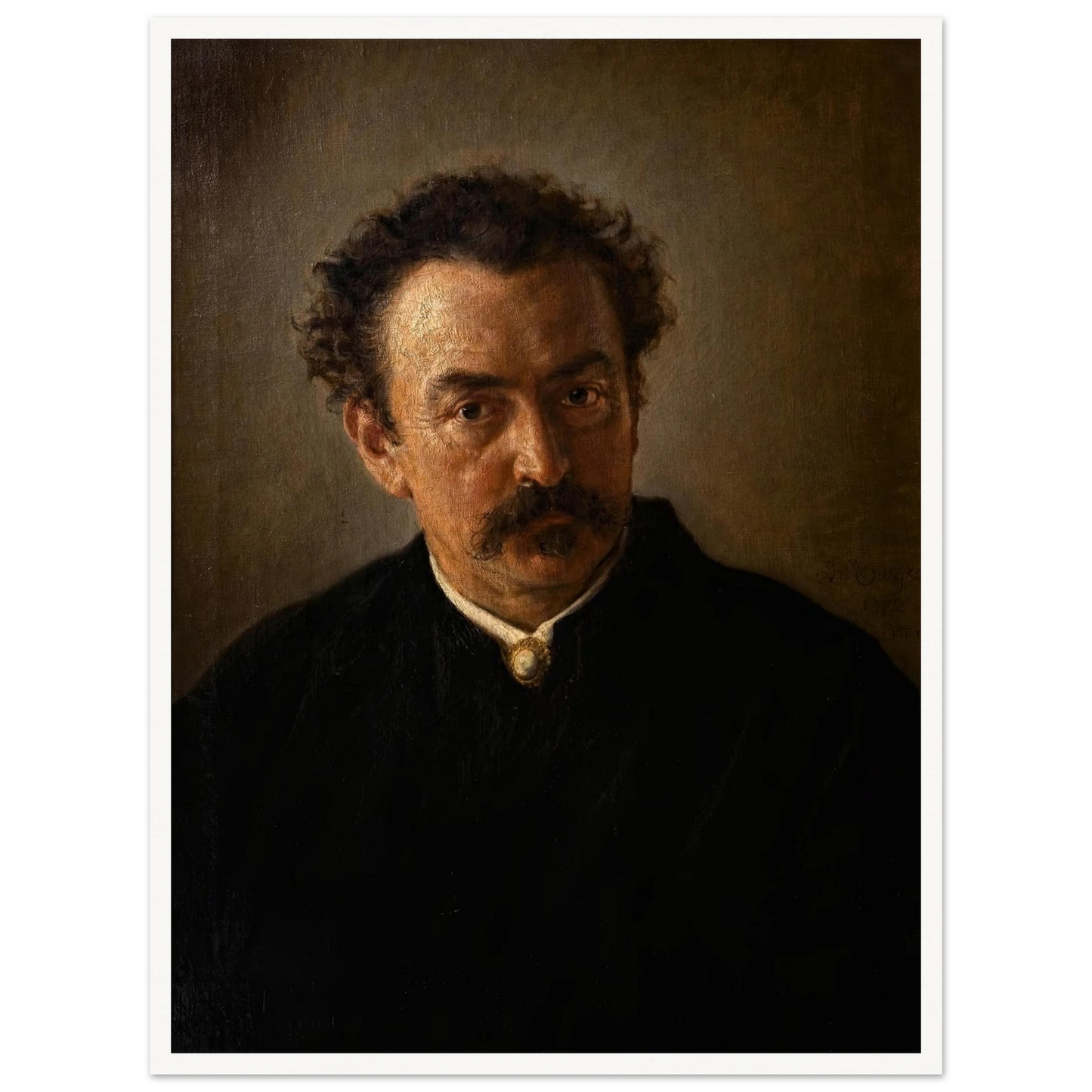 Portrait of Henryk Anastazy Groppler (1872) Art Print | Jan Matejko-Quipham Collections