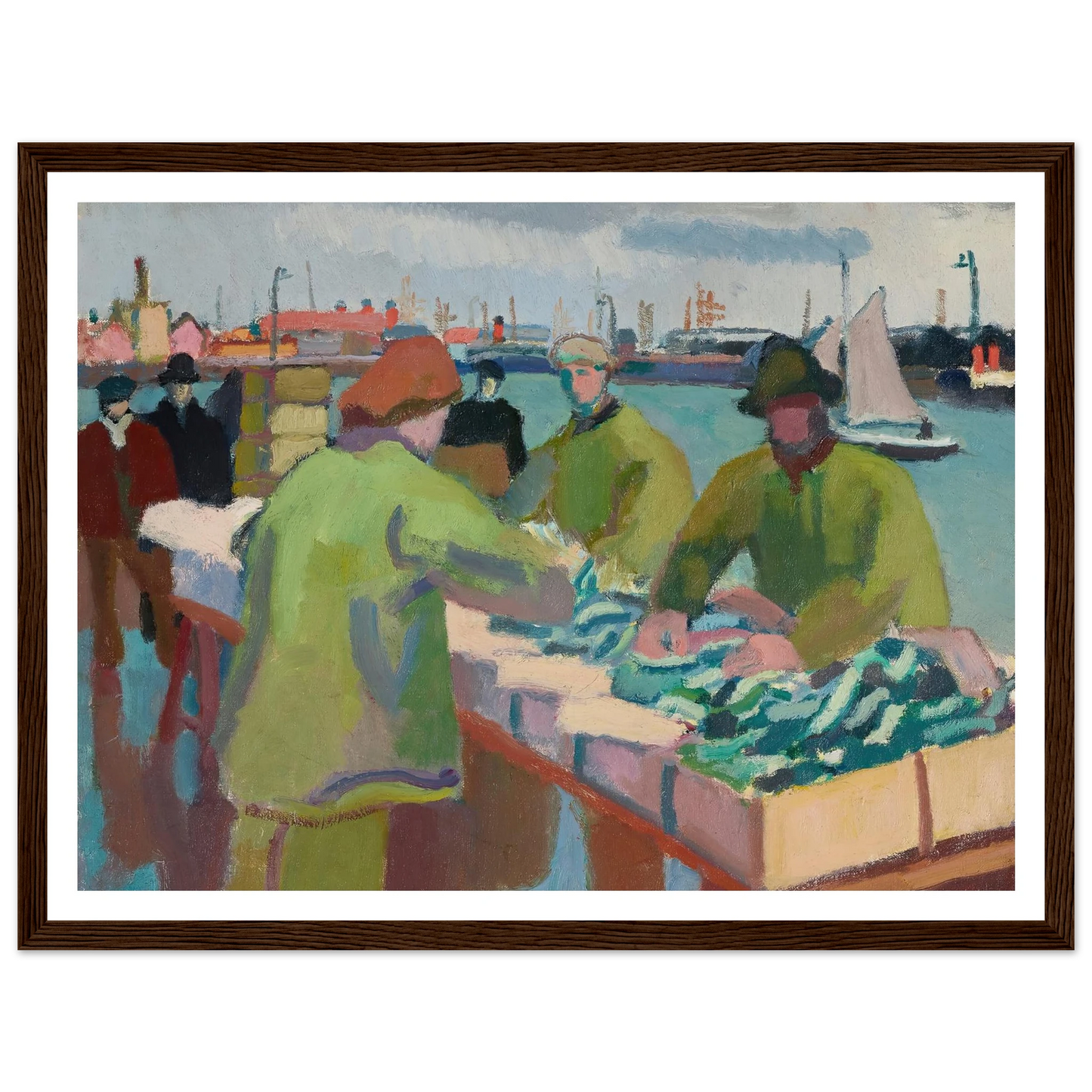 Le marché aux poissons (1904-1905) Art Print | Raoul Dufy-Quipham Collections