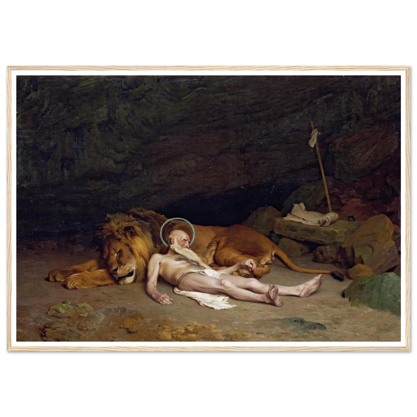 Saint Jerome (1874) Art Print | Jean Leon Gerome-Quipham Collections