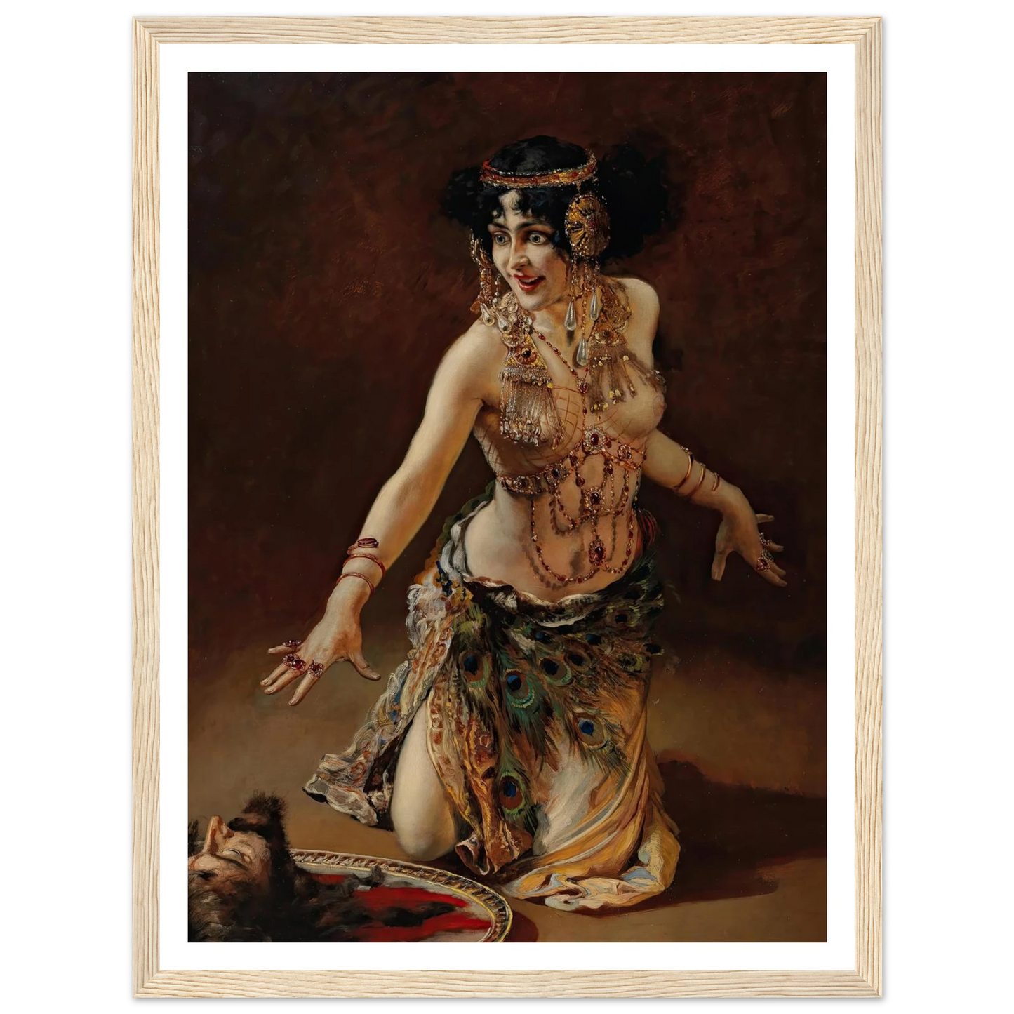 Lili Marberg as Salome (c. 1905) Art Print | Leopold Schmutzler-Quipham Collections