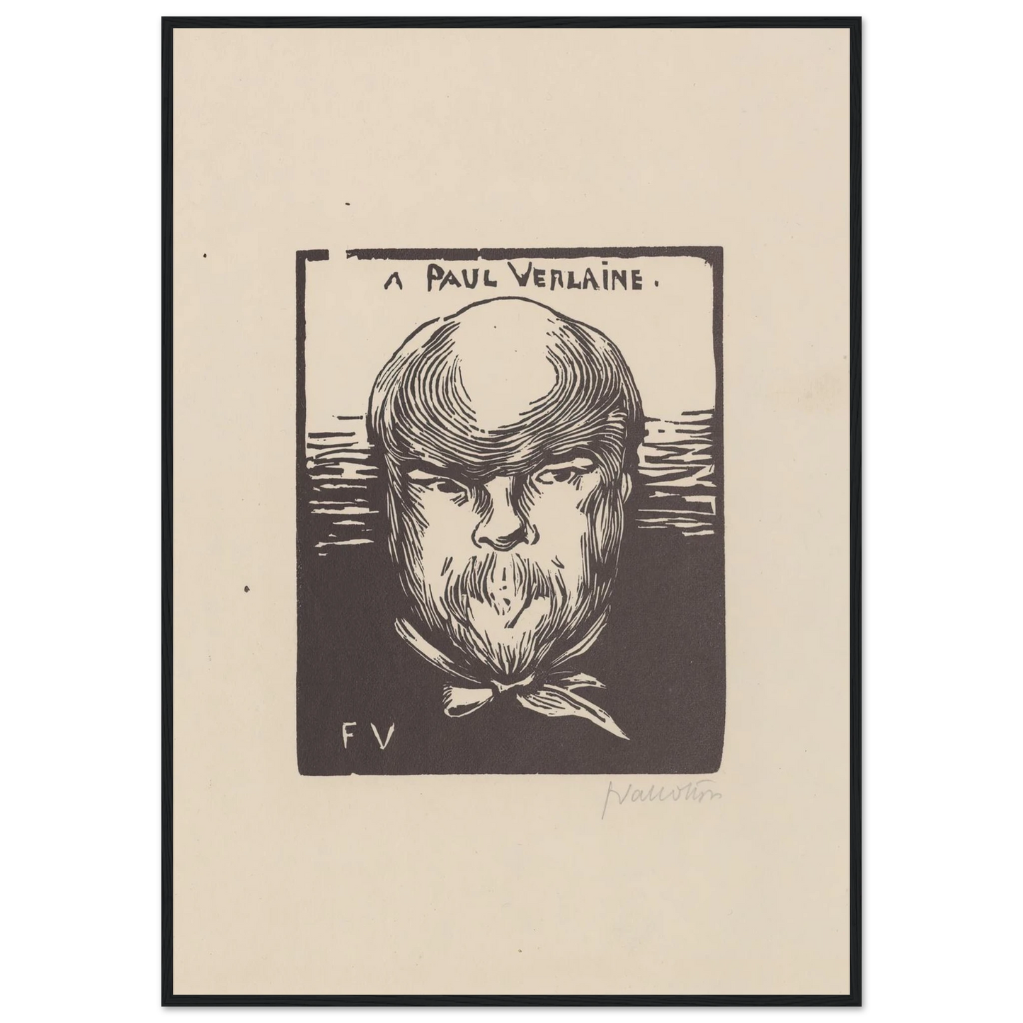 A Paul Verlaine (1891) Art Print | Felix Vallotton-Quipham Collections