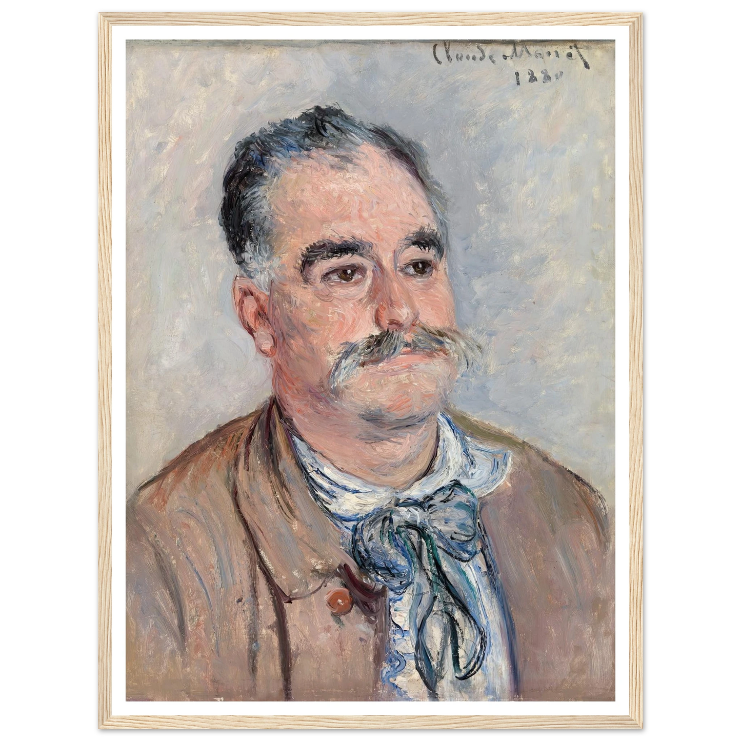 Monsieur Coqueret (Father) (1880) Art Print | Claude Monet-Quipham Collections