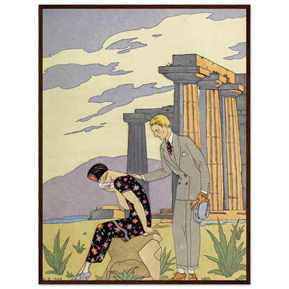 Falbalas et fanfreluches, Paestum (1925) Art Print | George Barbier-Quipham Collections