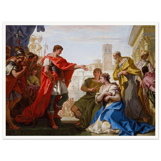 The Continence of Scipio (c. 1706) Art Print | Sebastiano Ricci-Quipham Collections