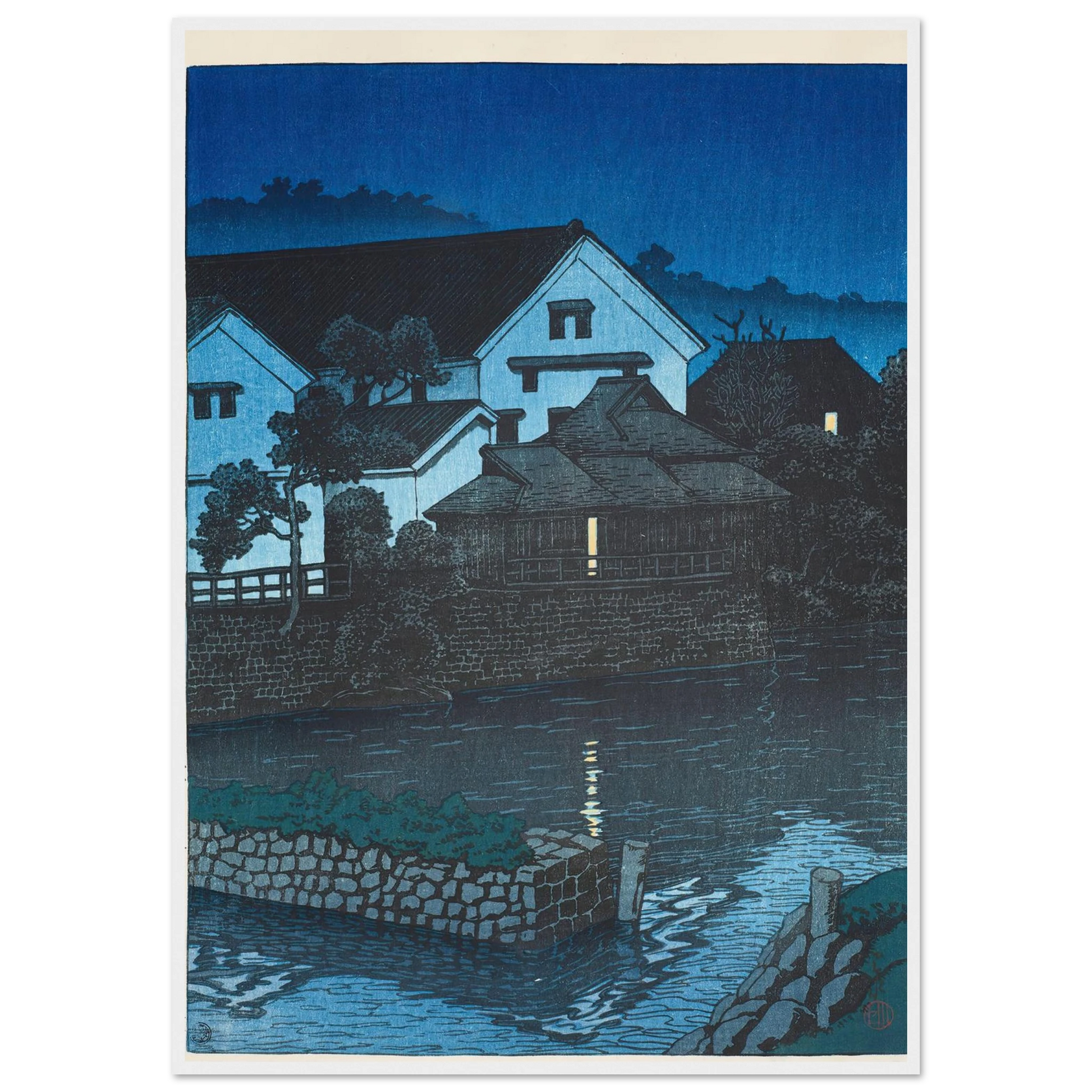 Kasuga-cho, Kumamoto (1922) Art Print | Kawase Hasui-Quipham Collections