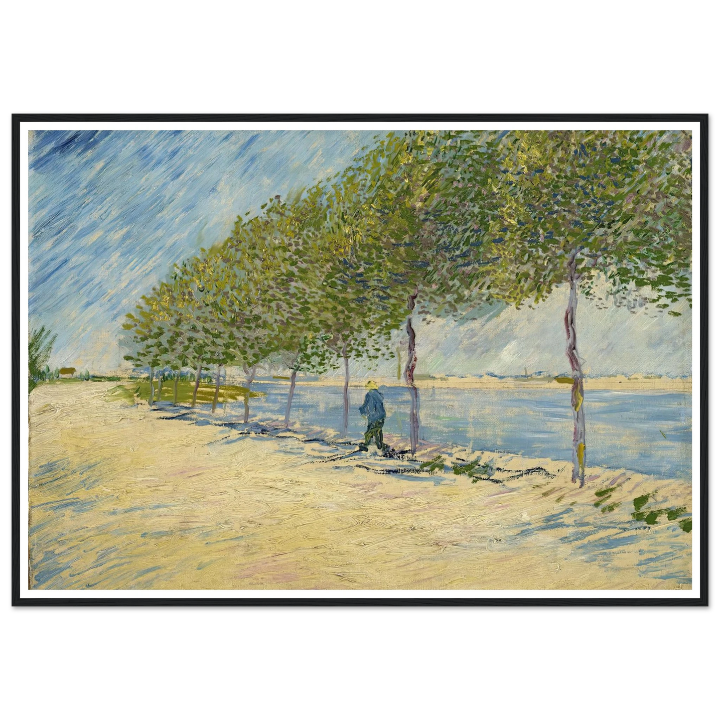 Along the Seine (1887) Art Print | Vincent van Gogh-Quipham Collections