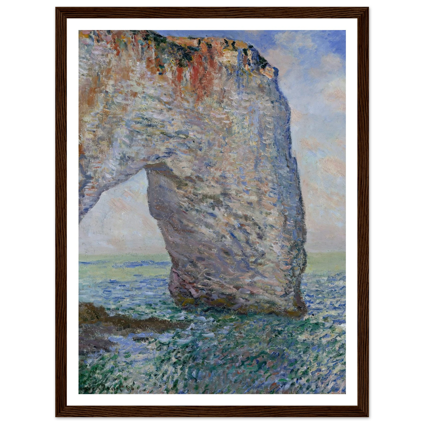 The Manneporte near Étretat (1886) Art Print | Claude Monet-Quipham Collections