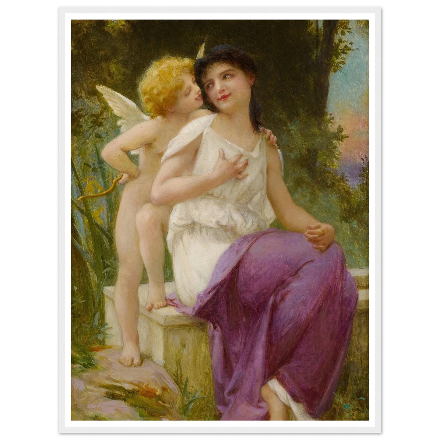 Vénus et l’Amour Art Print | Guillaume Seignac-Quipham Collections