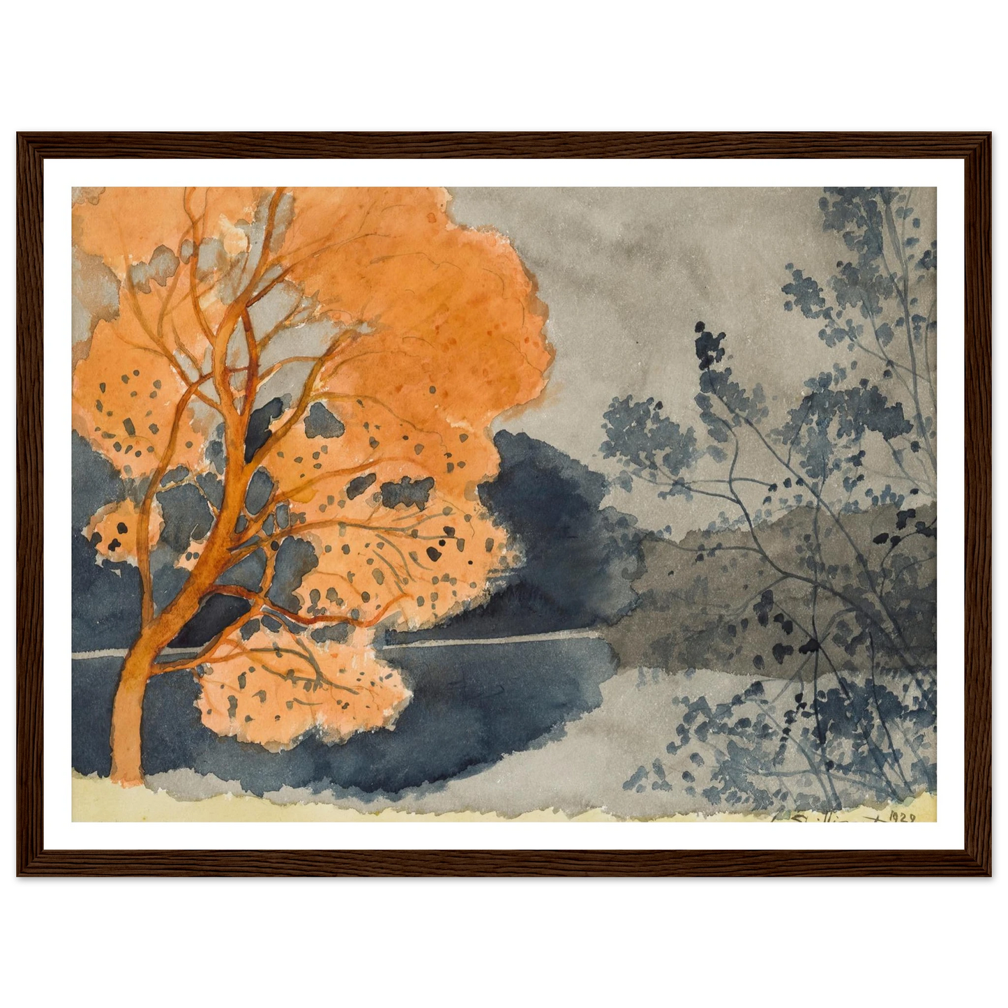 Etang en automne Art Print | Leon Spilliaert-Quipham Collections