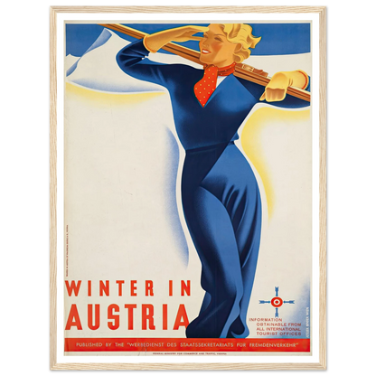 Winter in Austria Art Print | Joseph Binder-Quipham Collections