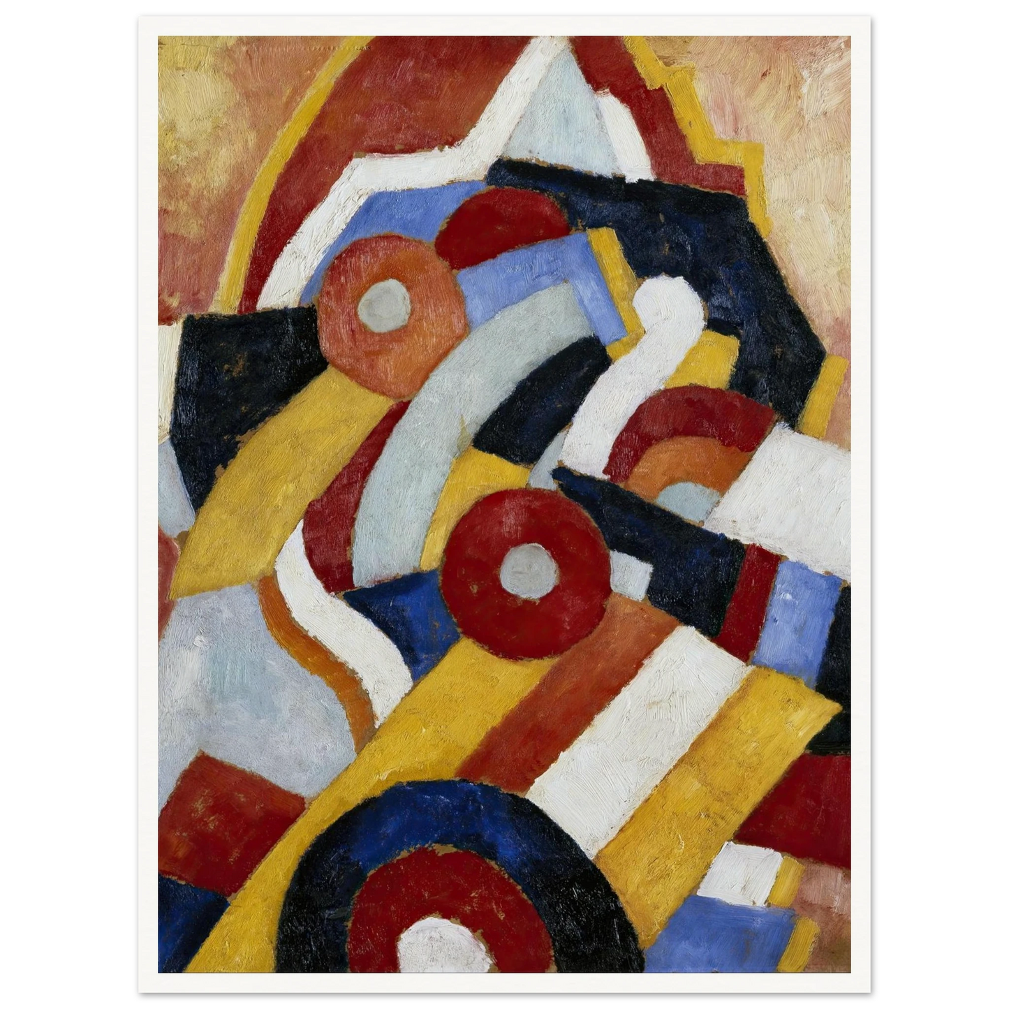 Abstraction (circa 1914) Art Print | Marsden Hartley-Quipham Collections