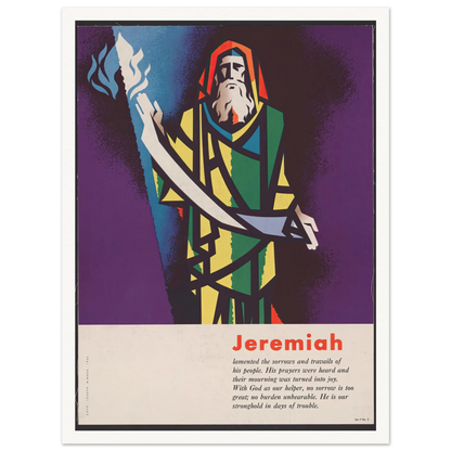Jeremiah (1956) Art Print | Joseph Binder-Quipham Collections