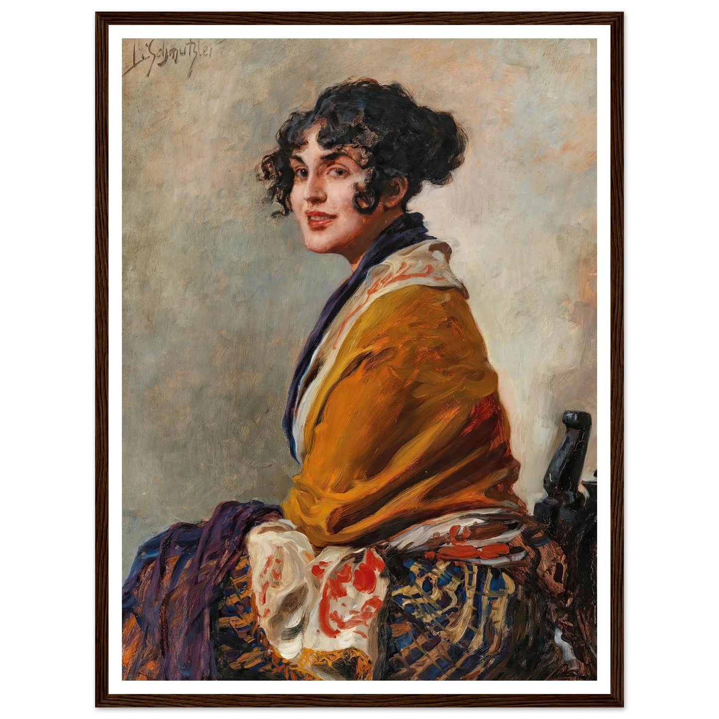 Portrait Lili Marberg Art Print | Leopold Schmutzler-Quipham Collections