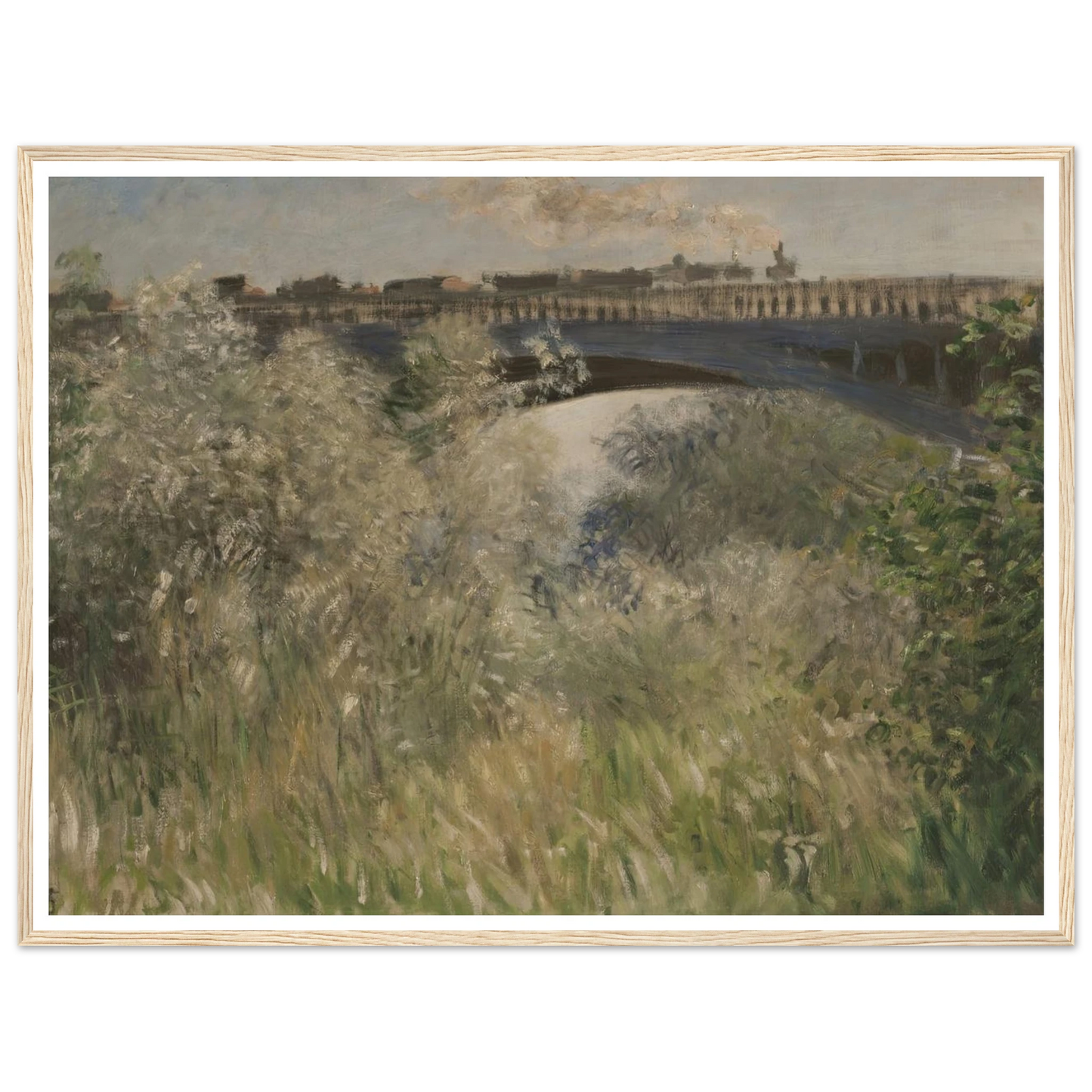 Le Pont d` Argenteuil (1875) Art Print | Claude Monet-Quipham Collections