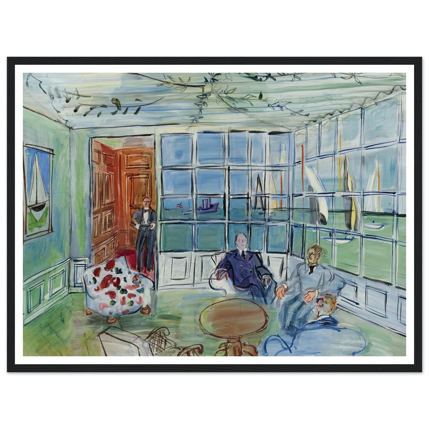 Le Royal Yacht Squadron, Cowes, Isle of Wight Art Print | Raoul Dufy-Quipham Collections