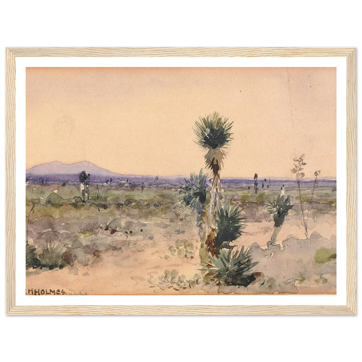 Yuccaland–Chihuahua, Mexico Art Print | William Henry Holmes-Quipham Collections