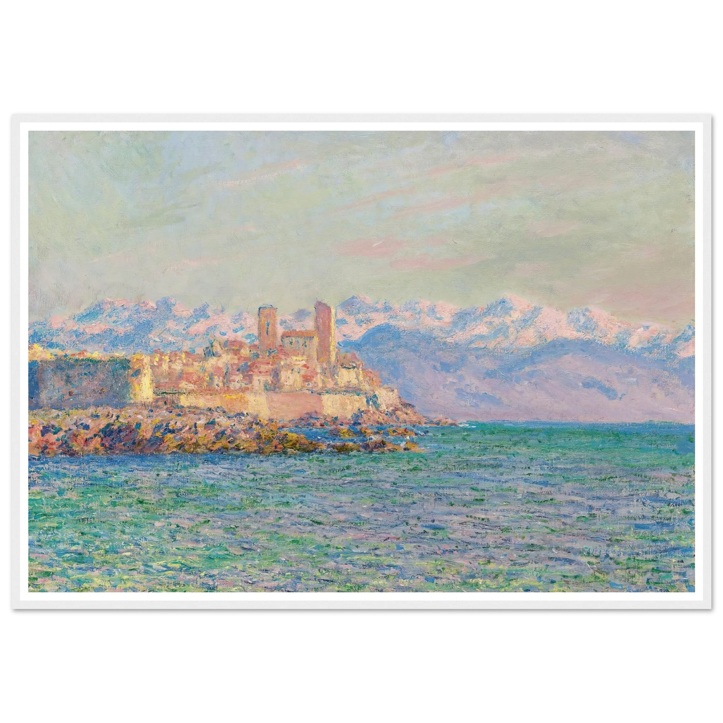 Antibes, Le Fort (1888) Art Print | Claude Monet-Quipham Collections