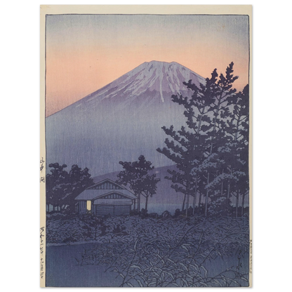 Yamanakako (Lake Yamanaka) (1936) Art Print | Kawase Hasui-Quipham Collections