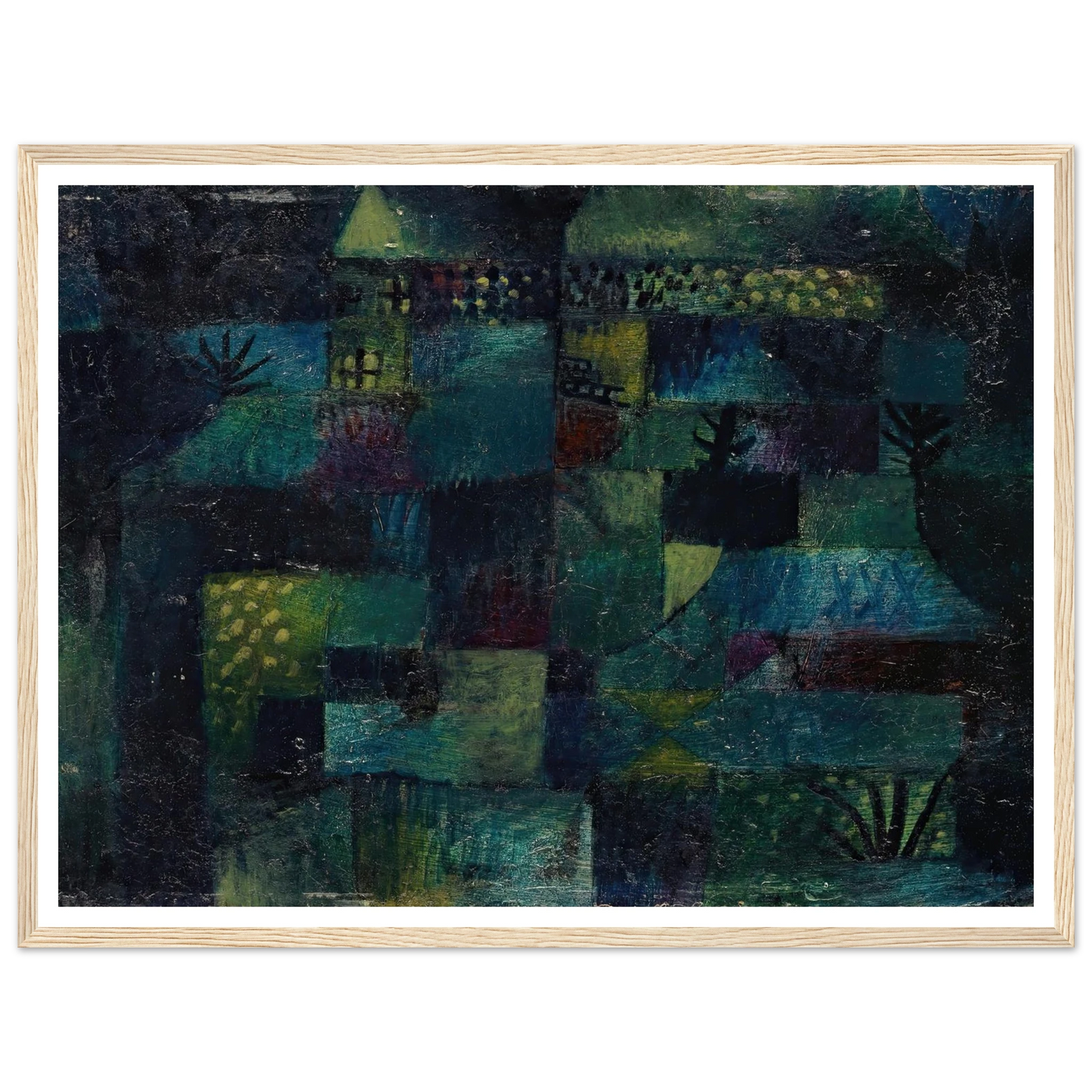 Terraced garden (1920) Art Print | Paul Klee-Quipham Collections