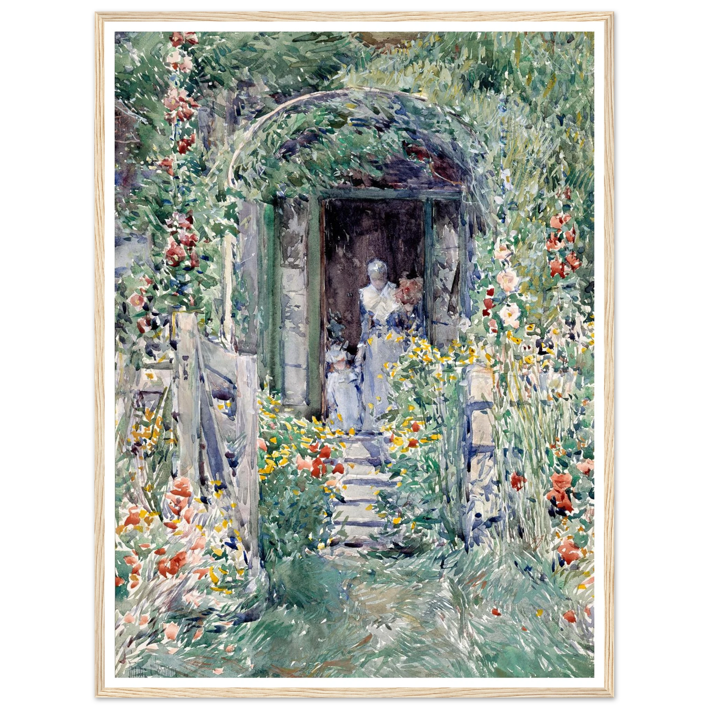 The Garden in Its Glory (1892) Art Print | Childe Hassam-Quipham Collections