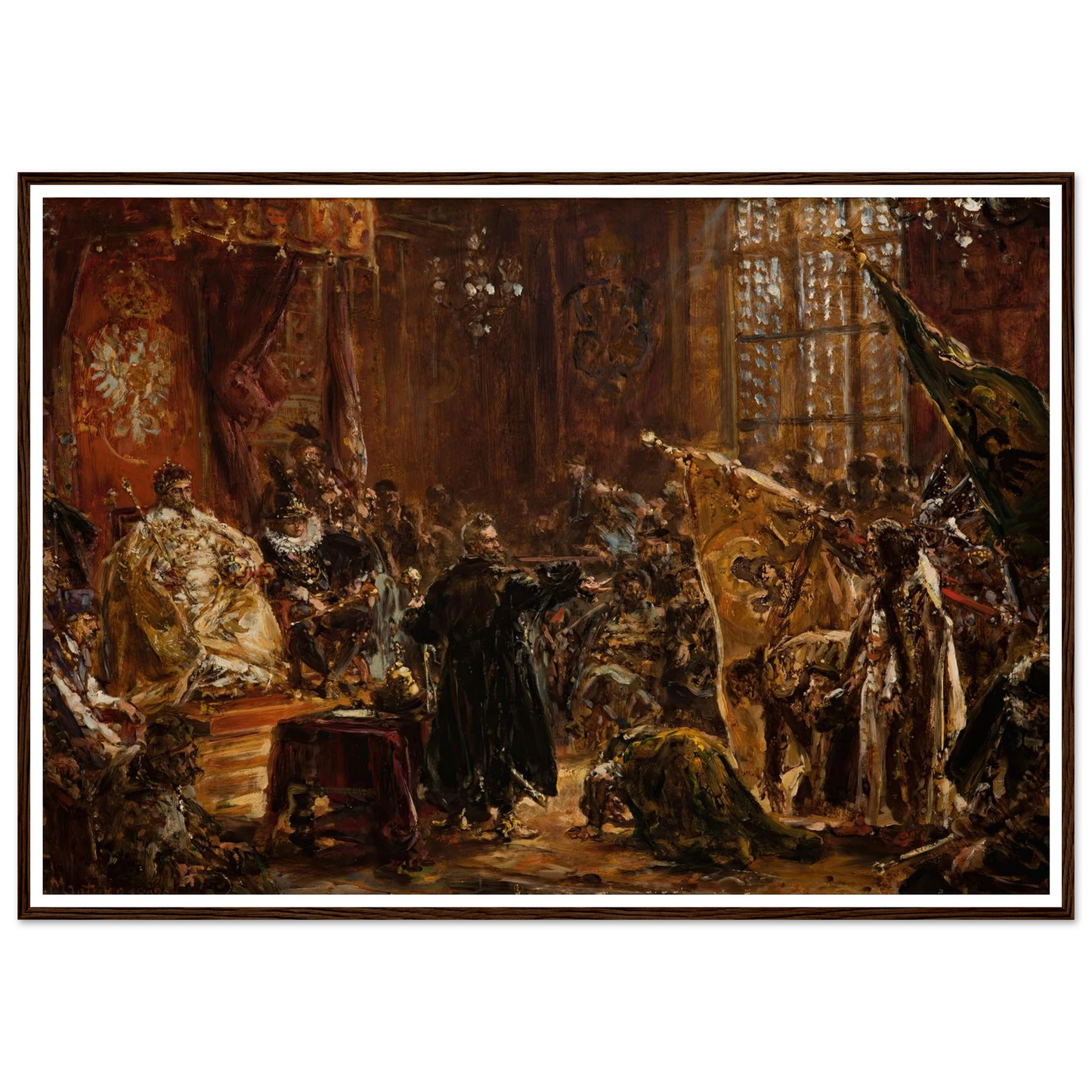 Shuysky Tsars at the Seym of Warsaw (1892) Art Print | Jan Matejko-Quipham Collections