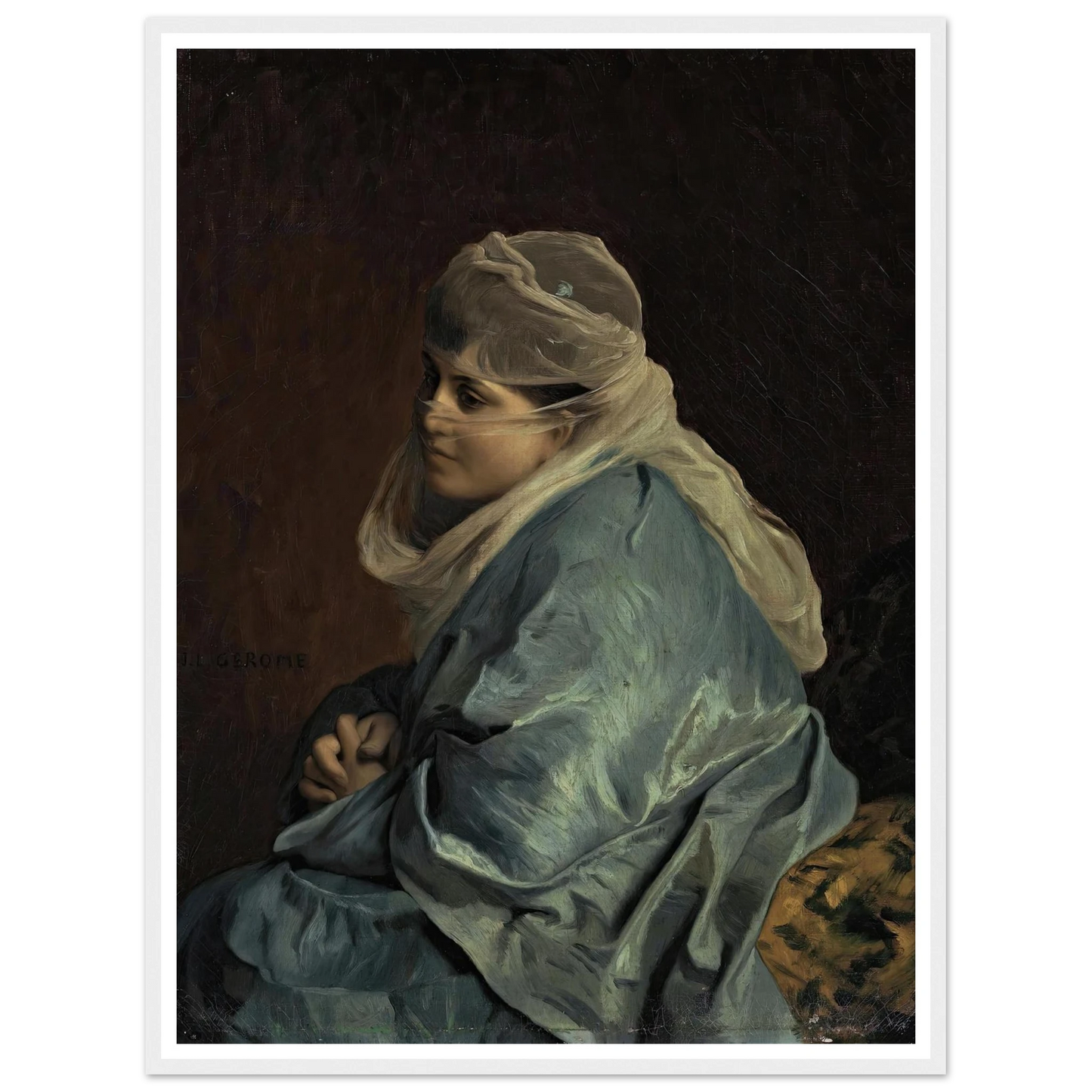 Woman of Constantinople Art Print | Jean Leon Gerome-Quipham Collections