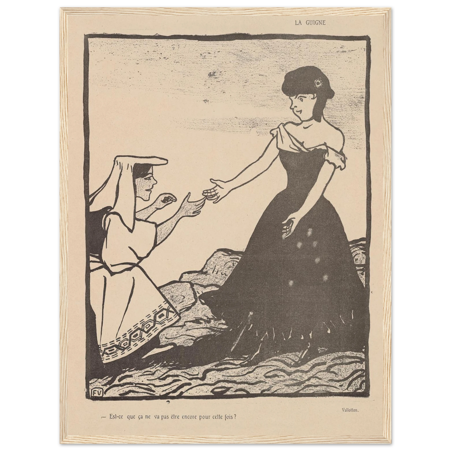 25 juillet 1903 Art Print | Felix Vallotton-Quipham Collections