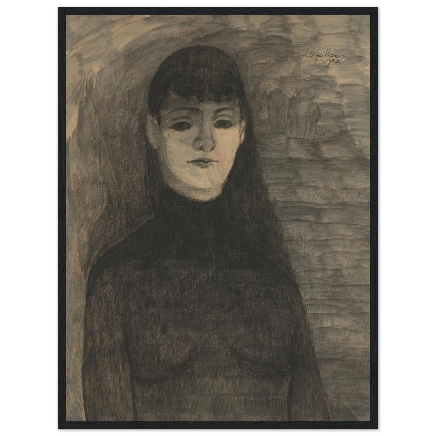Melancholie (1928) Art Print | Leon Spilliaert-Quipham Collections