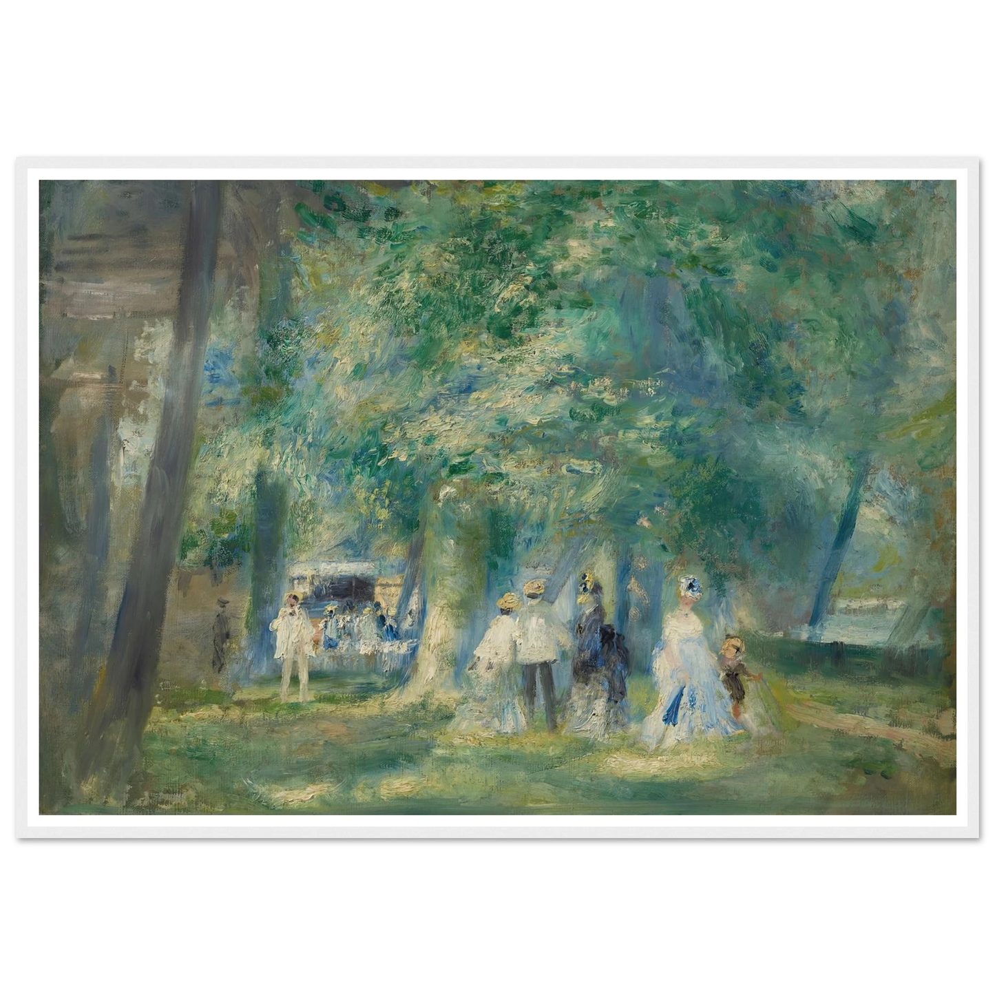 La fête à Saint-Cloud (1871) Art Print | Pierre Auguste Renoir-Quipham Collections