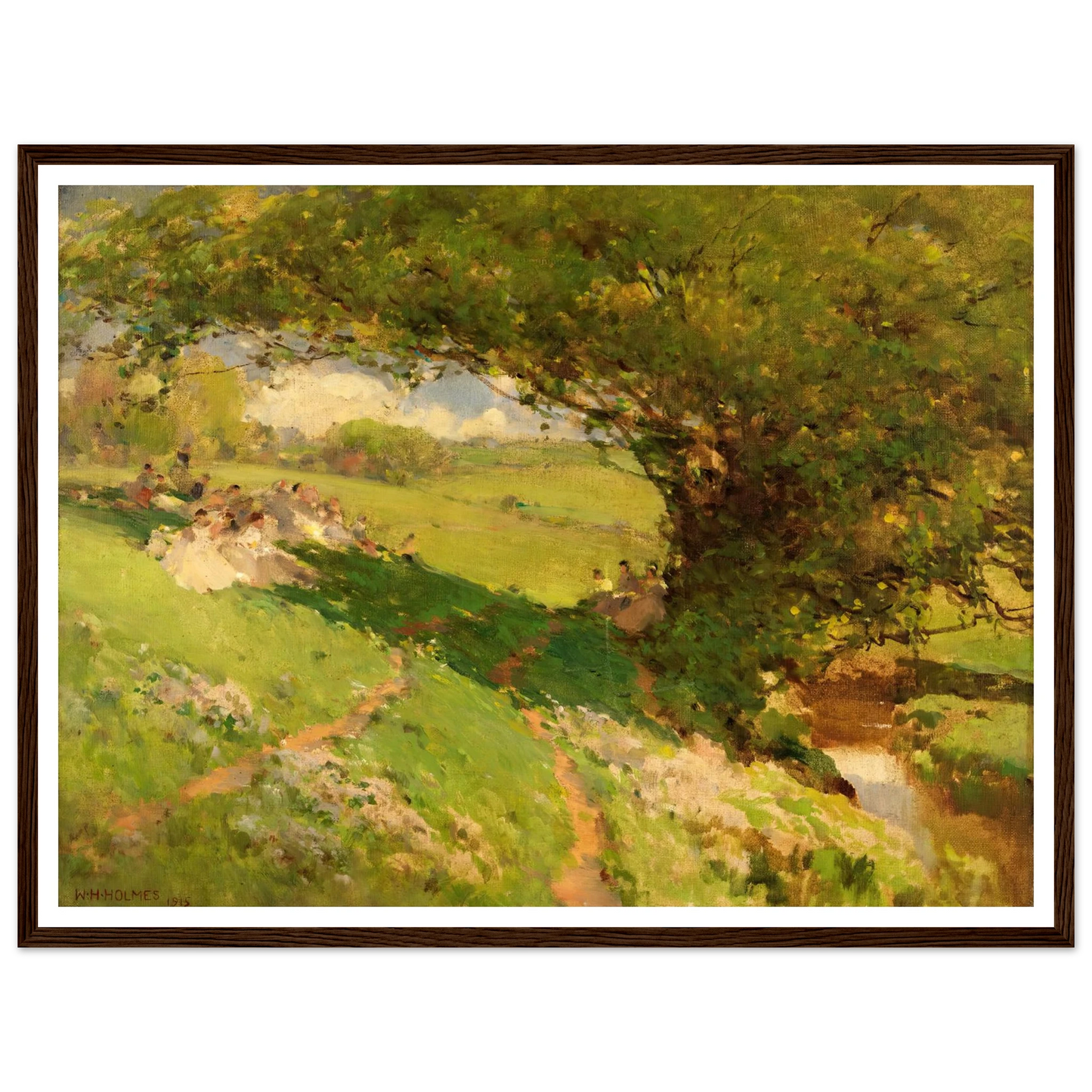 The Wanderlusters’ Rest (1915) Art Print | William Henry Holmes-Quipham Collections