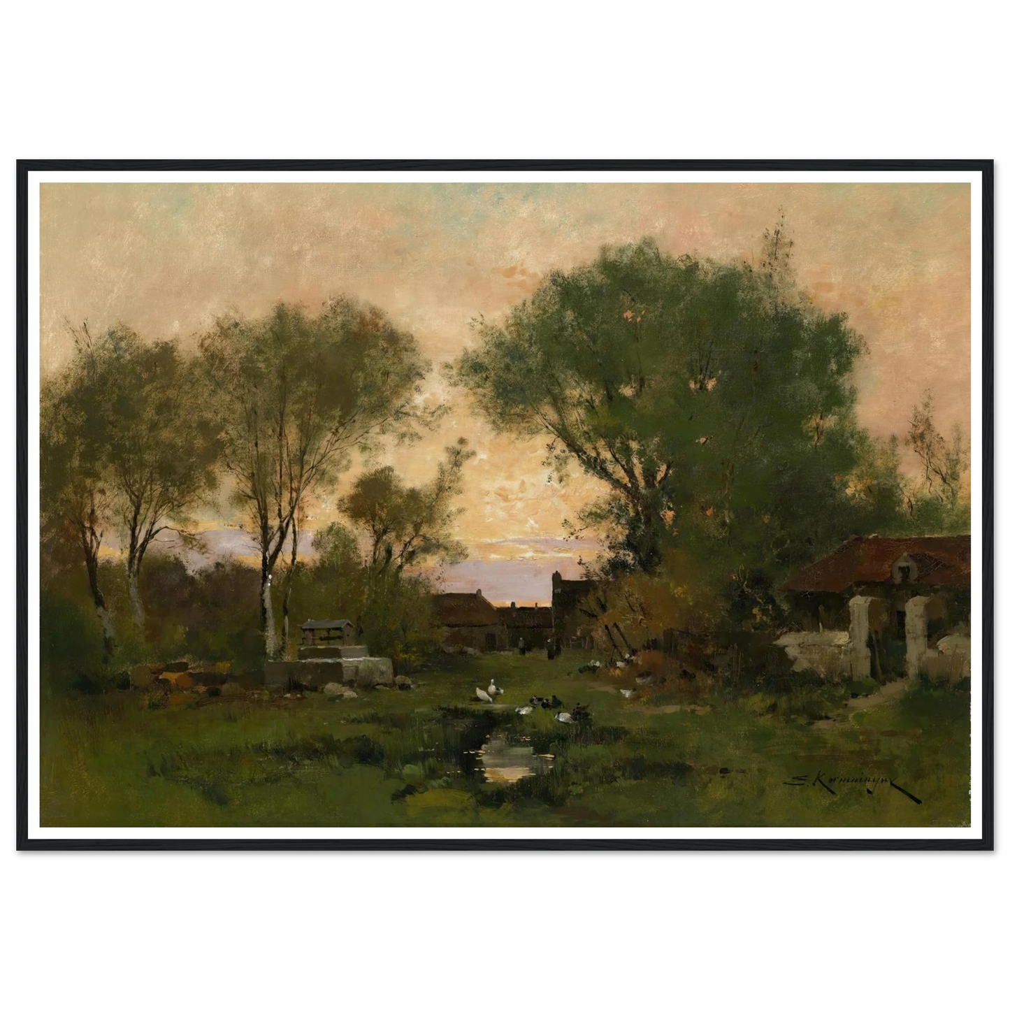 Abendstimmung Art Print | Eugene Galien Laloue-Quipham Collections