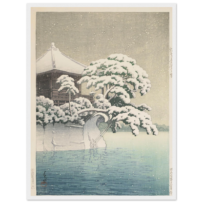 Matsushima Godaido no yuki (Snow at Godaido Temple in Matsushima) (1932) Art Print | Kawase Hasui-Quipham Collections