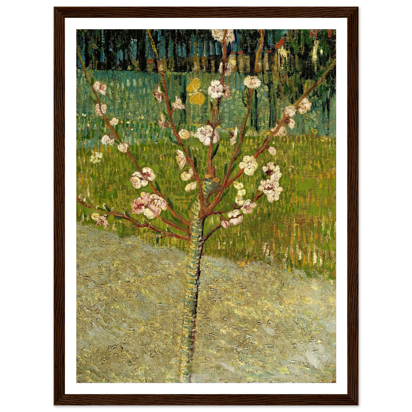 Almond tree in blossom Art Print | Vincent van Gogh-Quipham Collections