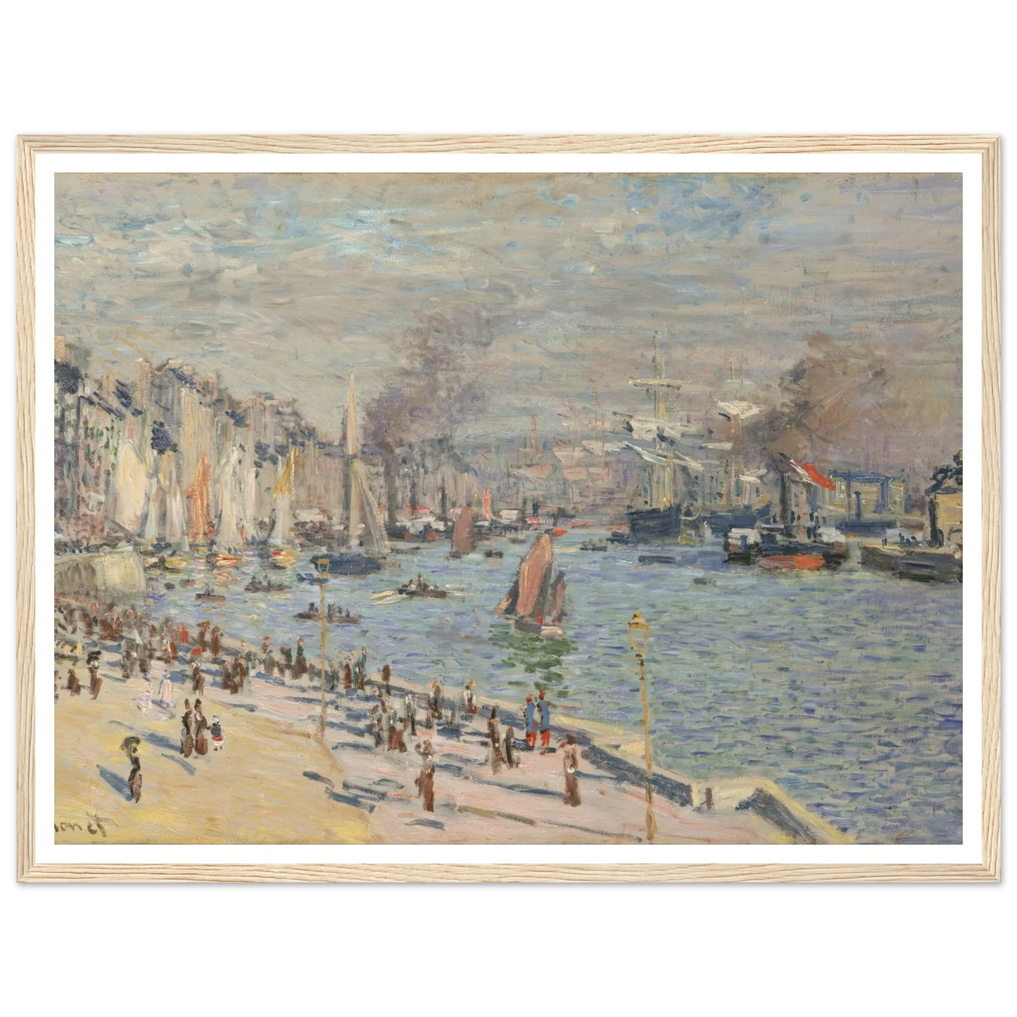 Port of Le Havre (1874) Art Print | Claude Monet-Quipham Collections