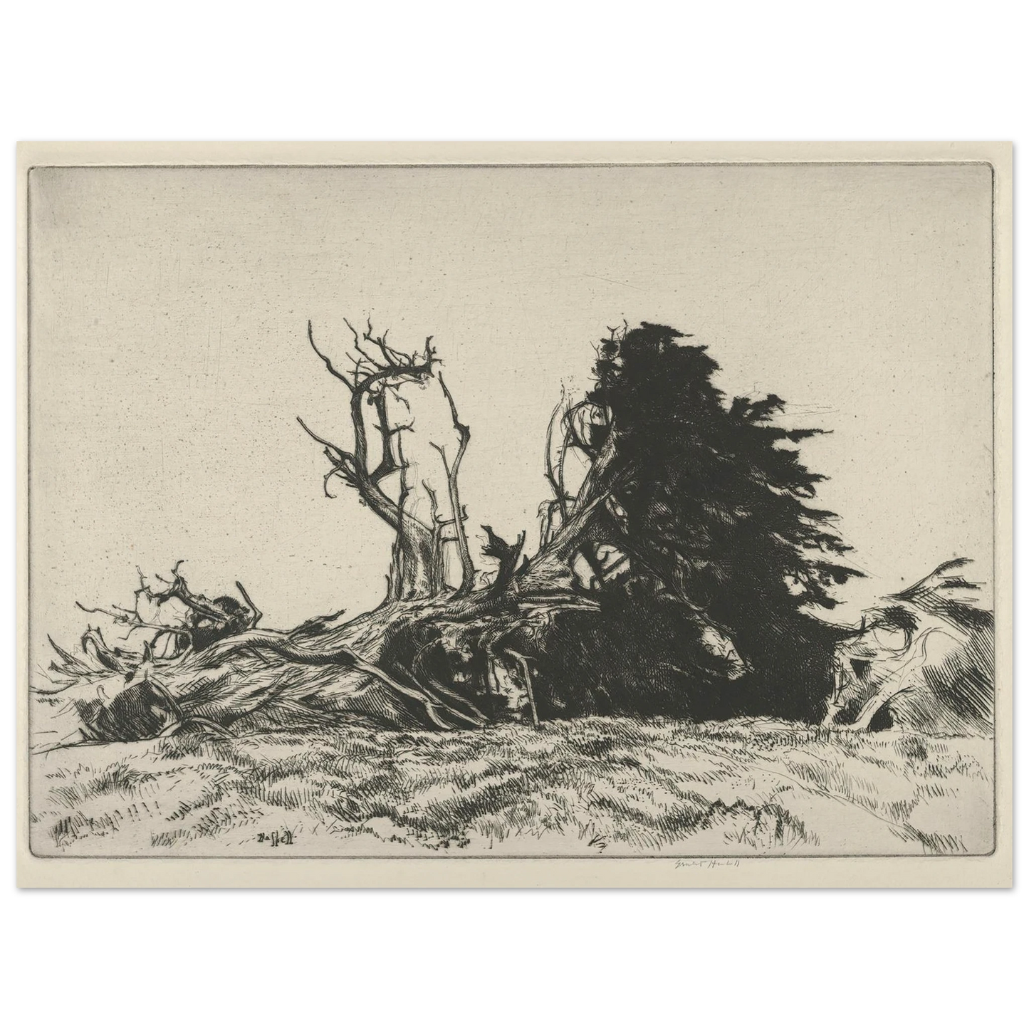 Fallen Centuries (1919) Art Print | Ernest Haskell-Quipham Collections