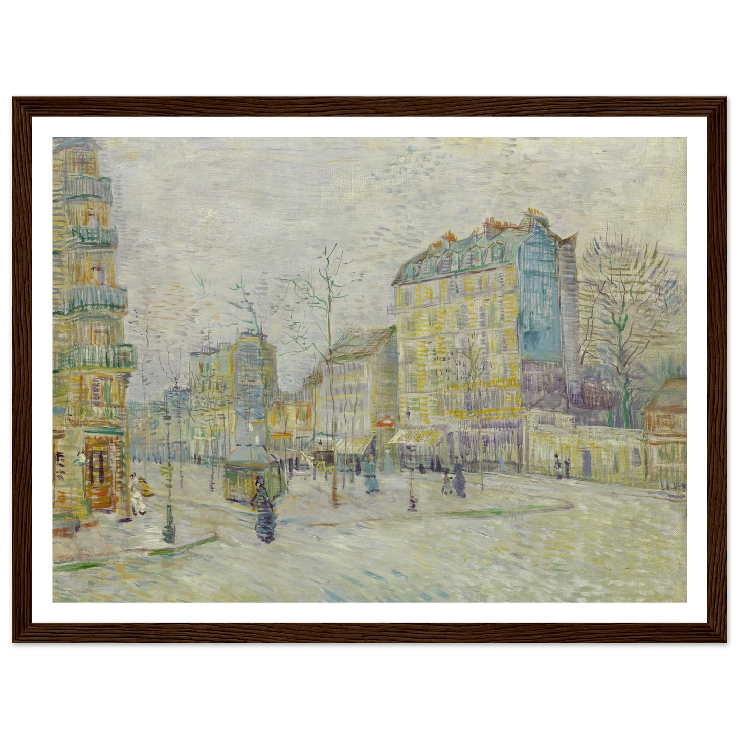 Boulevard de Clichy (1887) Art Print | Vincent van Gogh-Quipham Collections