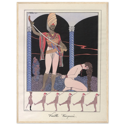 Vieille Turquie (L’exécution) (1915) Art Print | George Barbier-Quipham Collections