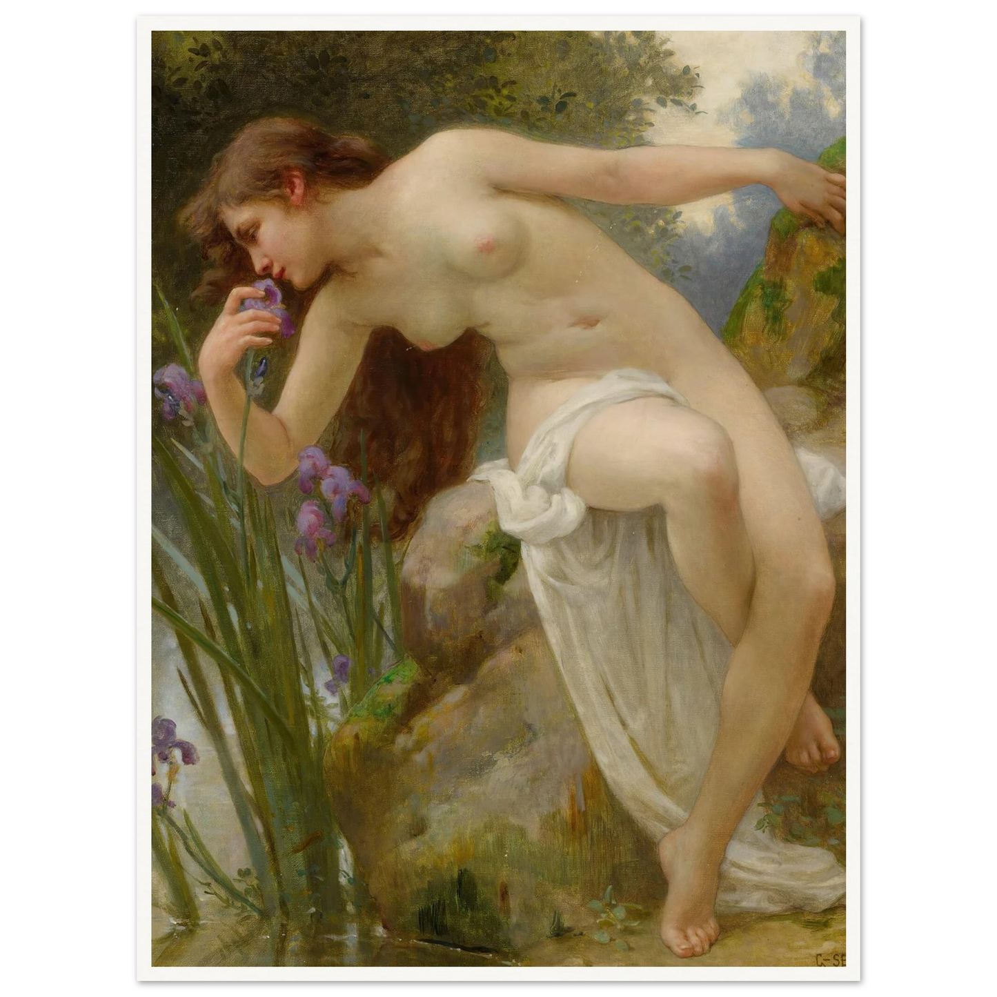 The Fragrant Iris Art Print | Guillaume Seignac-Quipham Collections
