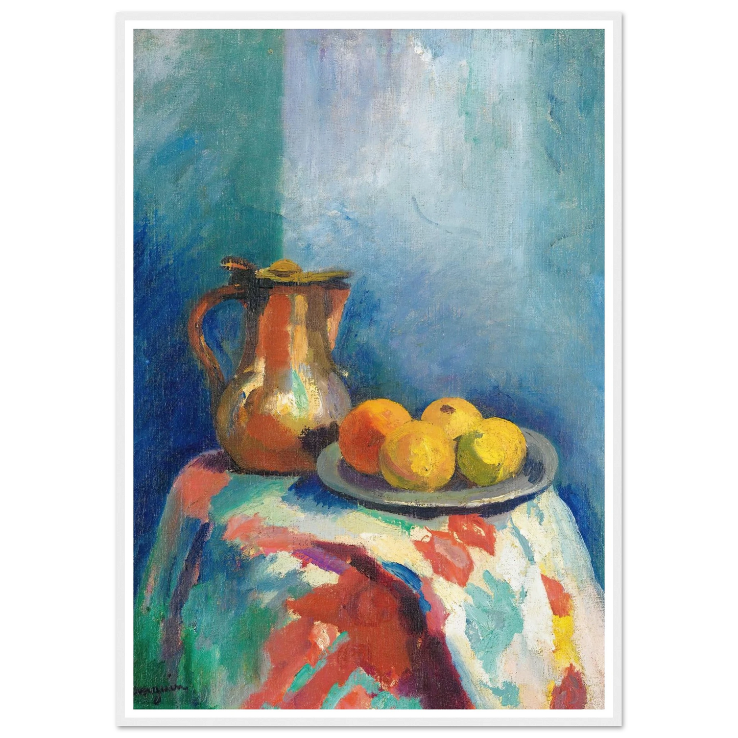 Nature Morte Au Pichet En Cuivre (circa 1902-03) Art Print | Henri Manguin-Quipham Collections